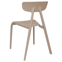 Load image into Gallery viewer, Beige plastic garden chairs