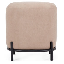 Load image into Gallery viewer, Beige Puffet with Legs