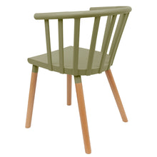 Load image into Gallery viewer, Green Vintage Dining Chairs