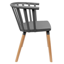 Load image into Gallery viewer, Black Vintage Dining Chairs
