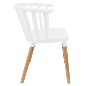 White Vintage Dining Chairs
