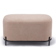 Load image into Gallery viewer, Beige Long puffet with Legs