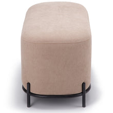 Load image into Gallery viewer, Beige Long puffet with Legs