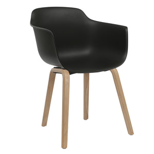 black contemporary dining chairs