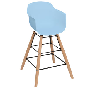 Scandinavian Wooden Highchair Kid<br>Avon
