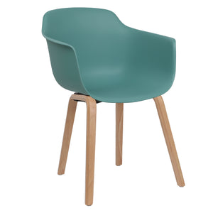 green contemporary dining chairs
