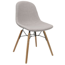 Load image into Gallery viewer, Grey Upholstered Dining Chairs