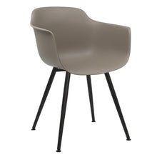 Load image into Gallery viewer, grey dining chairs metal legs