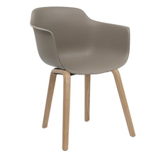 Load image into Gallery viewer, brown contemporary dining chairs