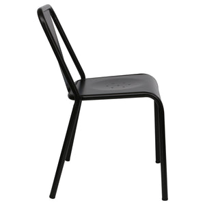 Black Metal Dining Chairs