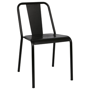 Black Metal Dining Chairs