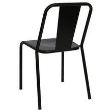 Load image into Gallery viewer, Black Metal Dining Chairs