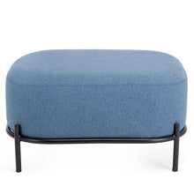 Load image into Gallery viewer, Blue Footstool