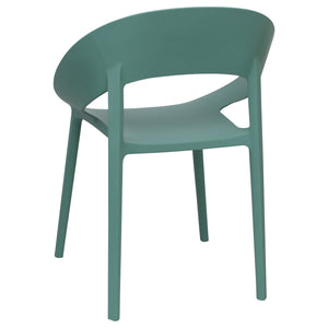 Green Plastic chairs