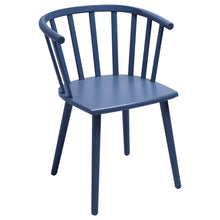 Load image into Gallery viewer, Blue Wooden Dining Chair