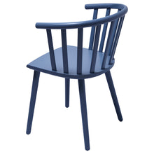 Load image into Gallery viewer, Blue Wooden Dining Chair