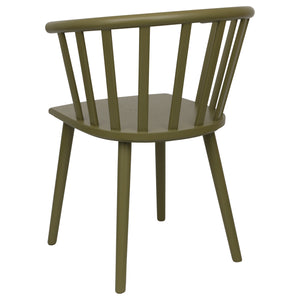 Green Wooden Dining Chair