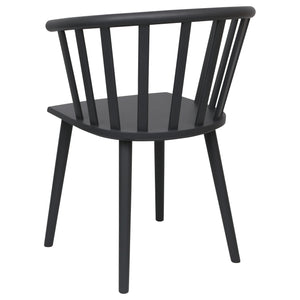 Black Wooden Dining Chair