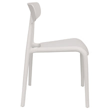 Load image into Gallery viewer, White plastic garden chairs