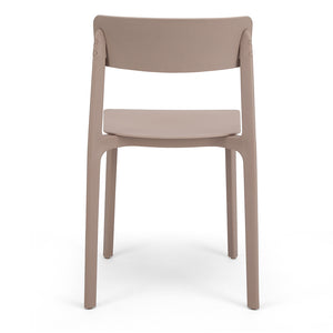 Brown Plastic Dining Chairs