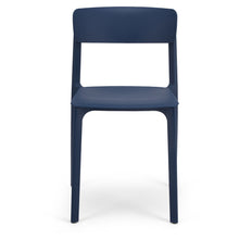 Load image into Gallery viewer, Navy Blue Plastic Dining Chairs