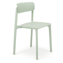 Load image into Gallery viewer, Green Plastic Dining Chairs