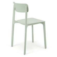 Load image into Gallery viewer, Green Plastic Dining Chairs
