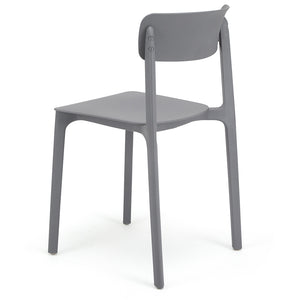Grey Plastic Dining Chairs