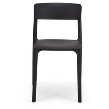 Load image into Gallery viewer, Black Plastic Dining Chairs