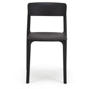 Black Plastic Dining Chairs