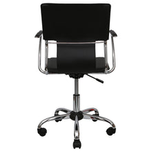 Load image into Gallery viewer, Black Faux Leather Office Chair