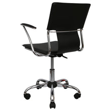 Load image into Gallery viewer, Black Faux Leather Office Chair