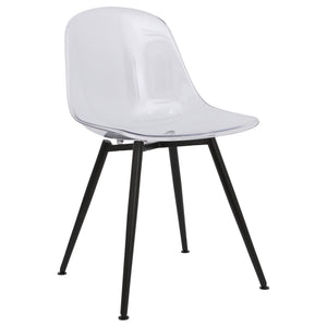 clear dining chairs