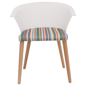 White Retro Dining Chairs