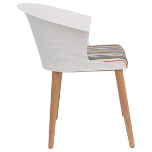White Retro Dining Chairs