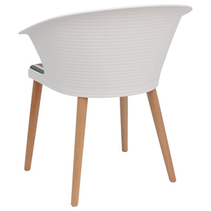 White Retro Dining Chairs