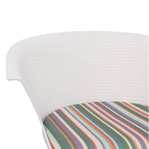 White Retro Dining Chairs