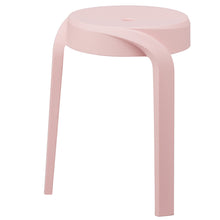 Load image into Gallery viewer, Small Pink Plastic Stool