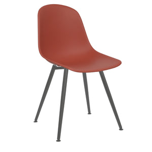 red dining chairs