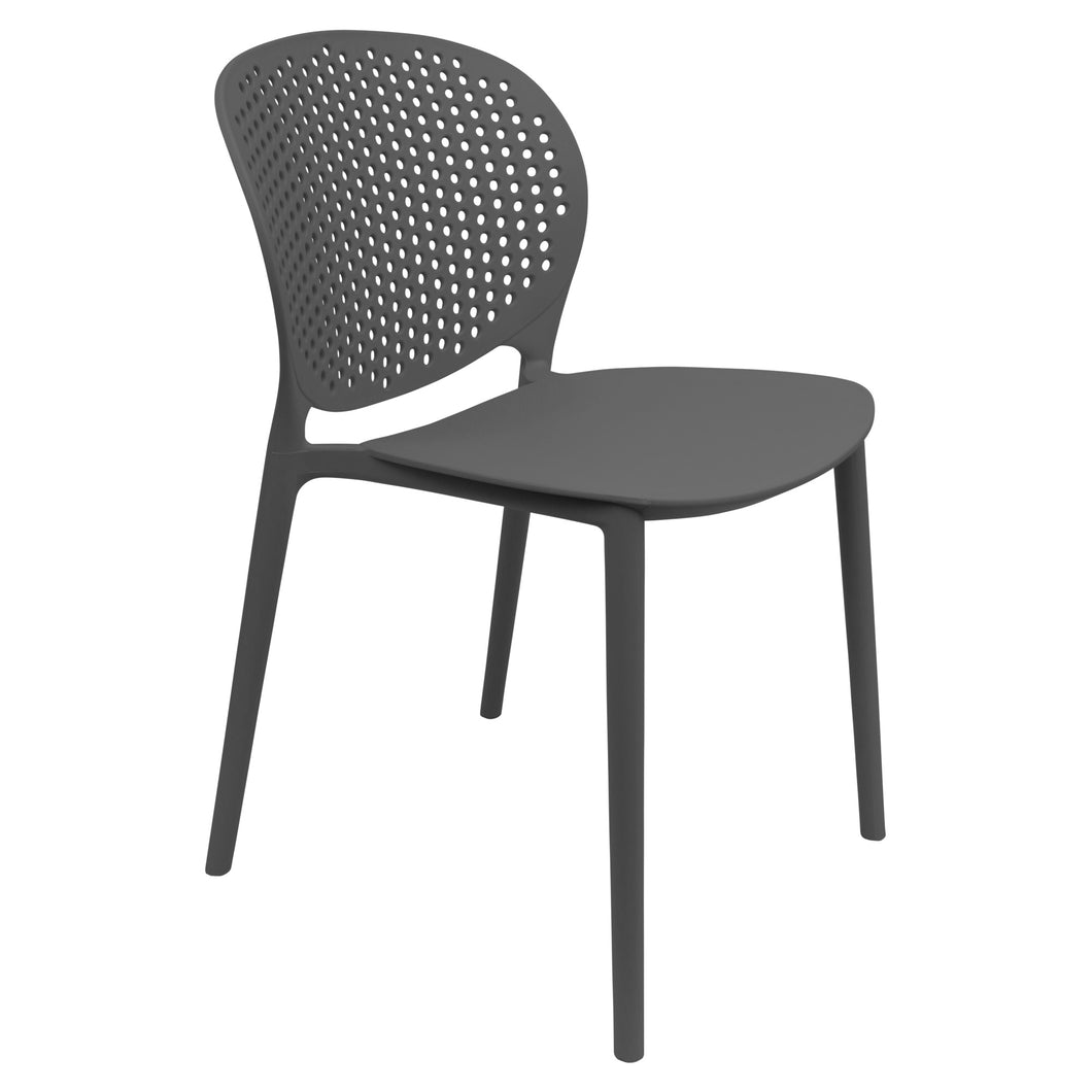black garden chairs
