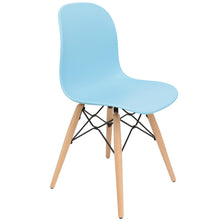Load image into Gallery viewer, blue dining chairs