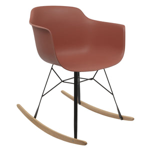 red rocking chair