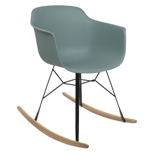 green rocking chair