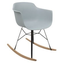 Load image into Gallery viewer, grey rocking chair