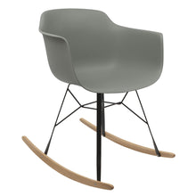 Load image into Gallery viewer, grey rocking chair