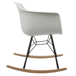 white rocking chair