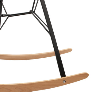 white rocking chair