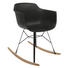 Load image into Gallery viewer, black rocking chair