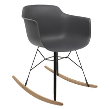 Load image into Gallery viewer, grey rocking chair