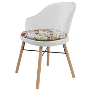 white retro dining chairs uk